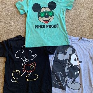 Mickey tees sz S bundle